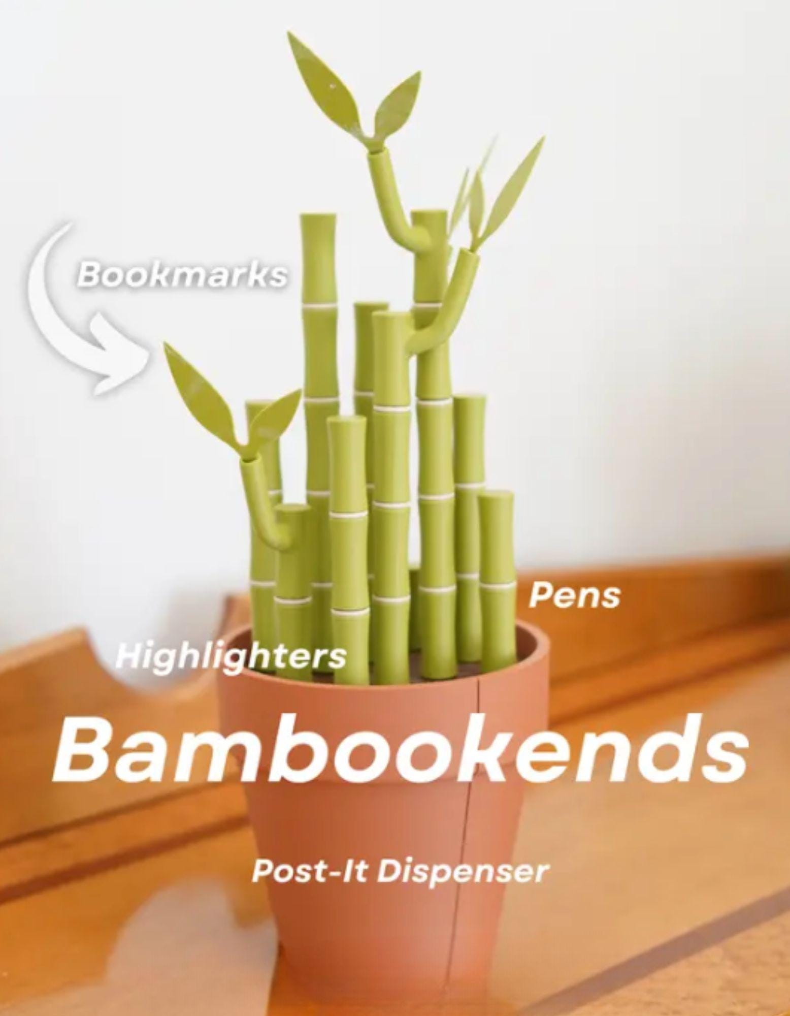 Bamboo Book Ends
